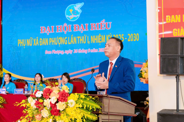 Đại hội Đại biểu Hội LHPN xã Đan Phượng lần thứ I, nhiệm kỳ 2025-2030.- Ảnh 2.