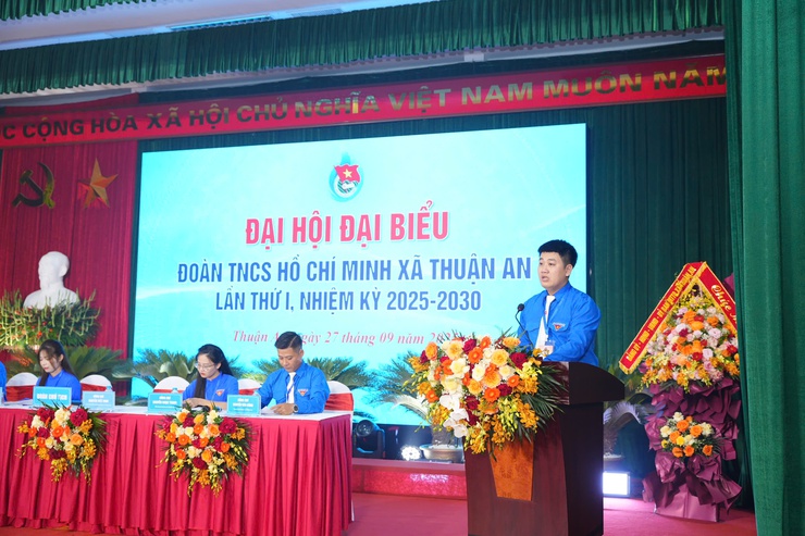 Đại hội Đại biểu Đoàn TNCS Hồ Chí Minh xã Thuận An lần thứ I, nhiệm kỳ 2025 - 2030 thành công tốt đẹp- Ảnh 6.