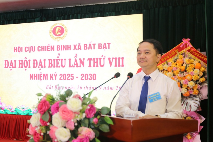 Đại hội Hội Cựu chiến binh xã Bất Bạt nhiệm kỳ 2025-2030.- Ảnh 5.