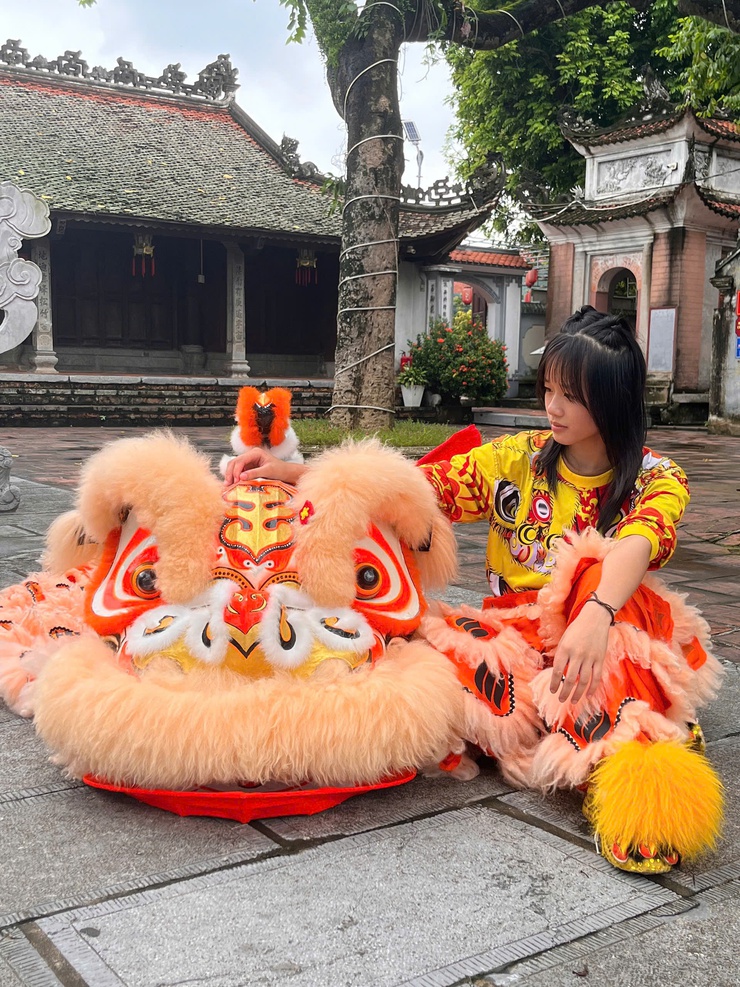 Câu lạc bộ Lân Sư Rồng Thiên Phúc thôn Song Khê – Giữ gìn và lan tỏa nét đẹp văn hóa dân gian- Ảnh 4.