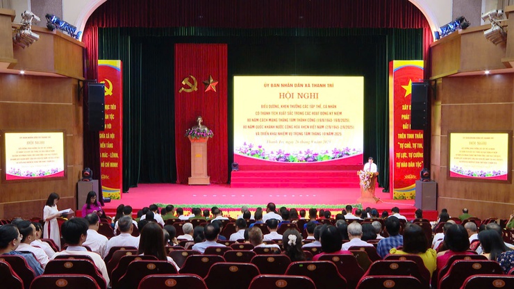Xã Thanh Trì: Biểu dương, khen thưởng các tập thể, cá nhân tiêu biểu đợt thi đua chào mừng kỷ niệm 80 năm Cách mạng Tháng Tám và Quốc khánh 2/9- Ảnh 1.