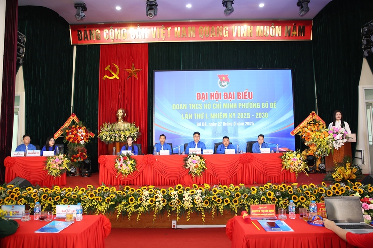 Đại hội đại biểu Đoàn TNCS Hồ Chí Minh phường Bồ Đề lần thứ I, nhiệm kỳ 2025 – 2030: “Tiên phong – Đoàn kết – Bản lĩnh – Đột phá – Phát triển”- Ảnh 3.