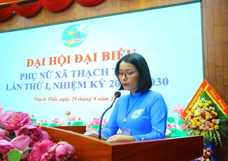 Chúc mừng Đại hội đại biểu Phụ nữ xã Thạch Thất lần thứ I, nhiệm kỳ 2025-2030 thành công tốt đẹp.- Ảnh 17.