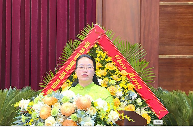 Đại hội đại biểu Hội Nông dân xã Phúc Thọ lần thứ I, nhiệm kỳ 2025-2030 - Dấu mốc mới trên hành trình xây dựng quê hương- Ảnh 1.