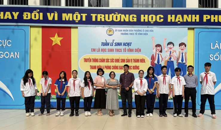UBND Phường Ô Chợ Dừa : Tổ chức truyền thông chăm sóc sức khỏe sinh sản vị thành niên, thành niên- Ảnh 1.