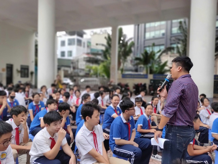 UBND Phường Ô Chợ Dừa : Tổ chức truyền thông chăm sóc sức khỏe sinh sản vị thành niên, thành niên- Ảnh 2.