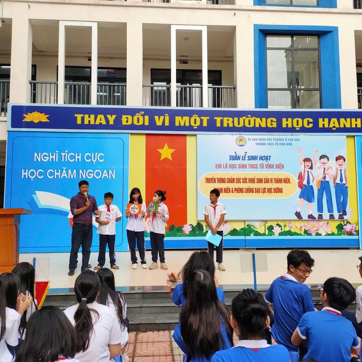 UBND Phường Ô Chợ Dừa : Tổ chức truyền thông chăm sóc sức khỏe sinh sản vị thành niên, thành niên- Ảnh 5.