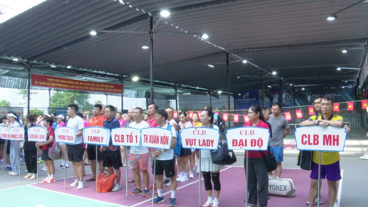 UBND xã Phúc Thịnh tổ chức Giải Pickleball các Câu lạc bộ mở rộng lần thứ I năm 2025- Ảnh 2.
