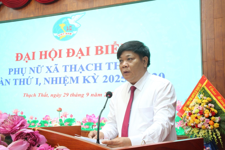 Chúc mừng Đại hội đại biểu Phụ nữ xã Thạch Thất lần thứ I, nhiệm kỳ 2025-2030 thành công tốt đẹp.- Ảnh 5.