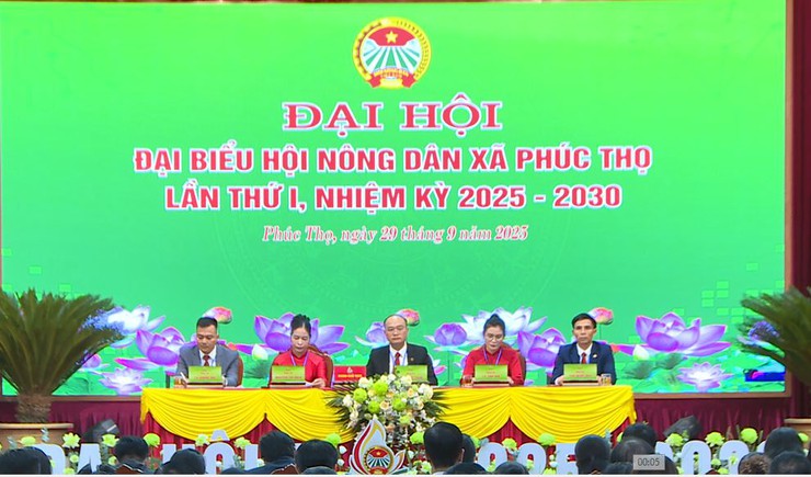 Đại hội đại biểu Hội Nông dân xã Phúc Thọ lần thứ I, nhiệm kỳ 2025-2030 - Dấu mốc mới trên hành trình xây dựng quê hương- Ảnh 5.