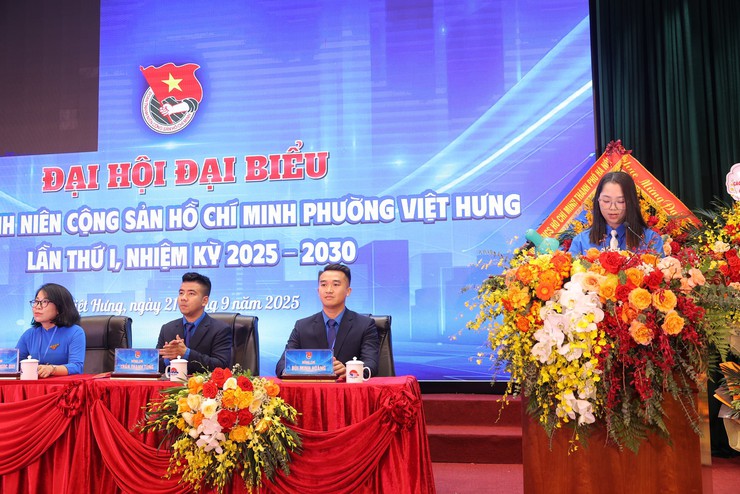 Đại hội Đại biểu Đoàn TNCS Hồ Chí Minh phường Việt Hưng lần thứ I, nhiệm kỳ 2025-2030 thành công tốt đẹp- Ảnh 14.
