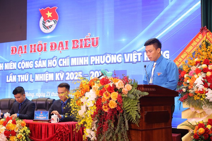 Đại hội Đại biểu Đoàn TNCS Hồ Chí Minh phường Việt Hưng lần thứ I, nhiệm kỳ 2025-2030 thành công tốt đẹp- Ảnh 13.
