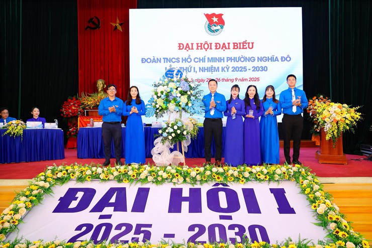 Đại hội đại biểu Đoàn TNCS Hồ Chí Minh phường Nghĩa Đô lần thứ I thành công tốt đẹp- Ảnh 3.