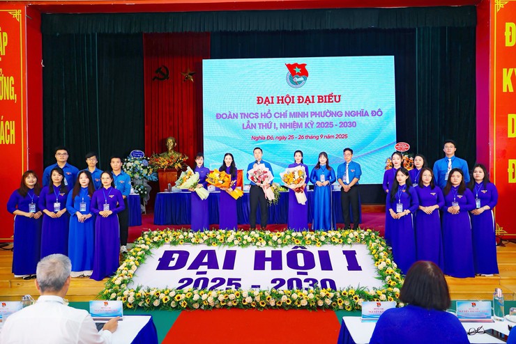 Đại hội đại biểu Đoàn TNCS Hồ Chí Minh phường Nghĩa Đô lần thứ I thành công tốt đẹp- Ảnh 4.