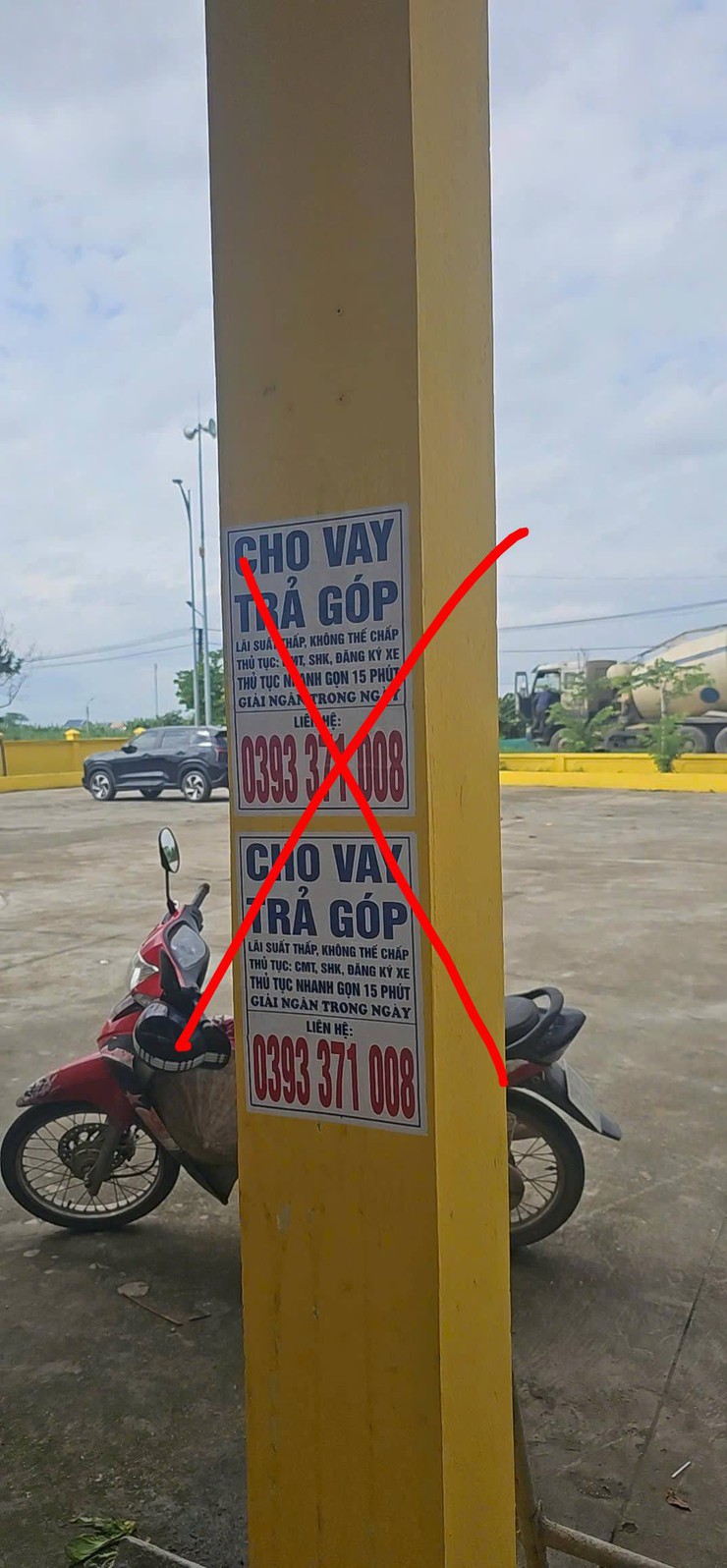 Thông báo của UBND xã Minh Châu về việc tăng cường ý thức bảo vệ cảnh quan khu vực bến xe Bus - chợ của địa phương.- Ảnh 2.