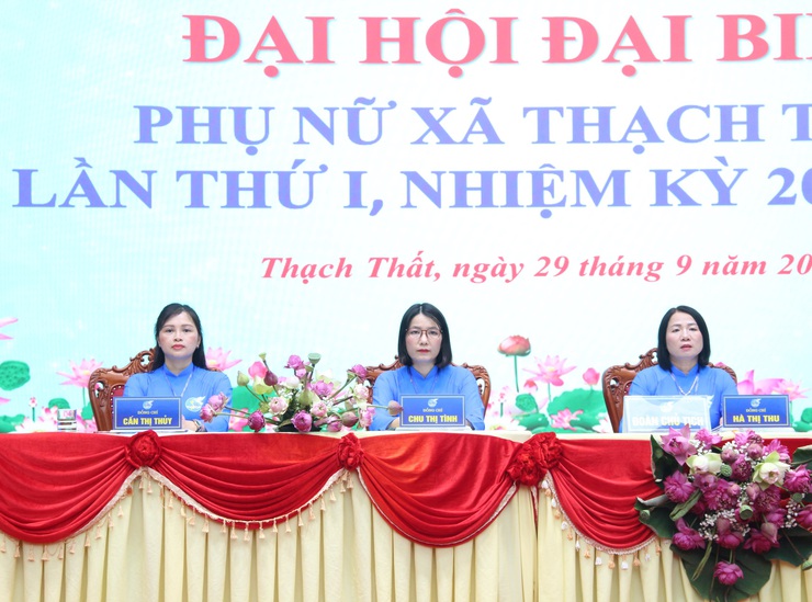 Chúc mừng Đại hội đại biểu Phụ nữ xã Thạch Thất lần thứ I, nhiệm kỳ 2025-2030 thành công tốt đẹp.- Ảnh 12.