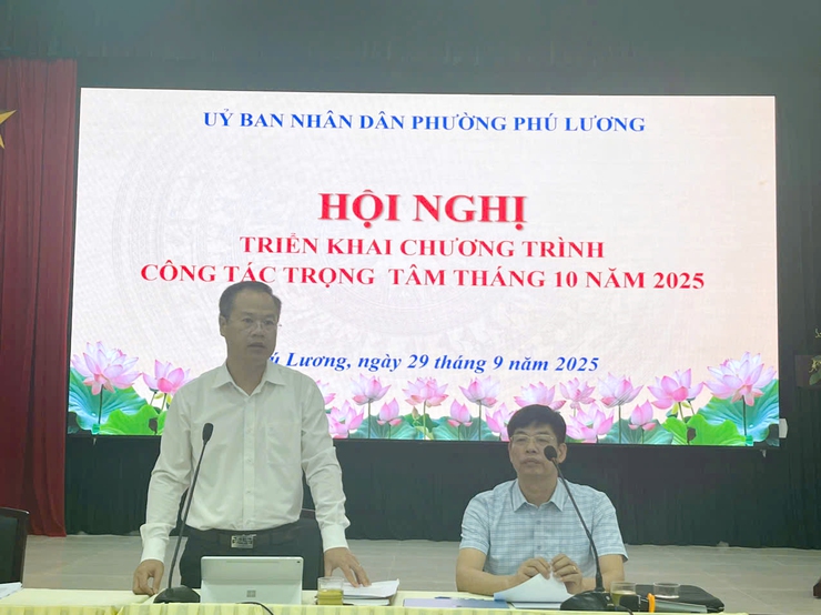 Phường Phú Lương triển khai chương trình công tác trọng tâm tháng 10/2025- Ảnh 6.