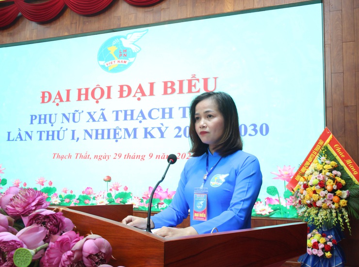 Chúc mừng Đại hội đại biểu Phụ nữ xã Thạch Thất lần thứ I, nhiệm kỳ 2025-2030 thành công tốt đẹp.- Ảnh 14.