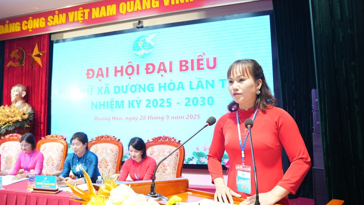 Phụ nữ xã Dương Hoà phát huy tính tự chủ, tinh thần đổi mới, sáng tạo và khát vọng vươn lên trong nhiệm kỳ 2025-2030- Ảnh 11.