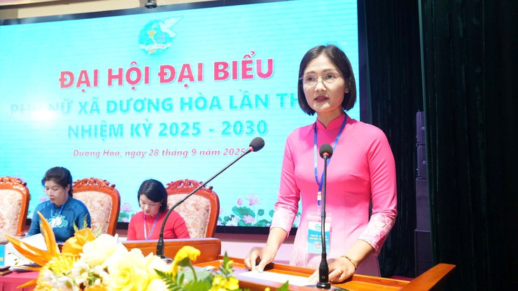Phụ nữ xã Dương Hoà phát huy tính tự chủ, tinh thần đổi mới, sáng tạo và khát vọng vươn lên trong nhiệm kỳ 2025-2030- Ảnh 6.
