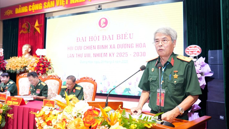 Đại hội đại biểu Hội Cựu chiến binh xã Dương Hòa lần thứ VIII, nhiệm kỳ 2025 - 2030
- Ảnh 10.