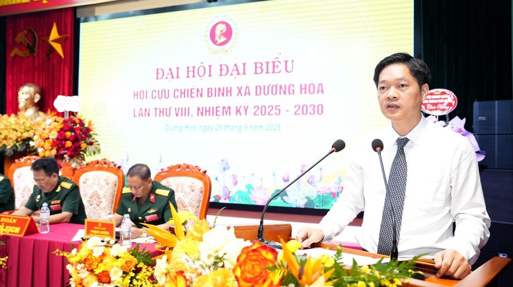 Đại hội đại biểu Hội Cựu chiến binh xã Dương Hòa lần thứ VIII, nhiệm kỳ 2025 - 2030
- Ảnh 12.