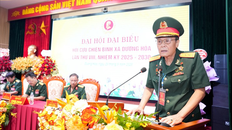 Đại hội đại biểu Hội Cựu chiến binh xã Dương Hòa lần thứ VIII, nhiệm kỳ 2025 - 2030
- Ảnh 9.