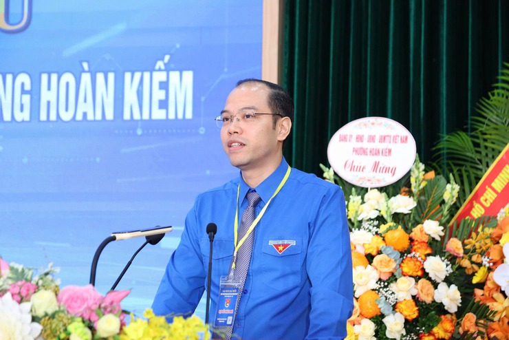 Đại hội đại biểu Đoàn TNCS Hồ Chí Minh phường Hoàn Kiếm lần thứ I - Tuổi trẻ tiên phong - chuyển đổi số, sáng tạo, vì cộng đồng- Ảnh 4.