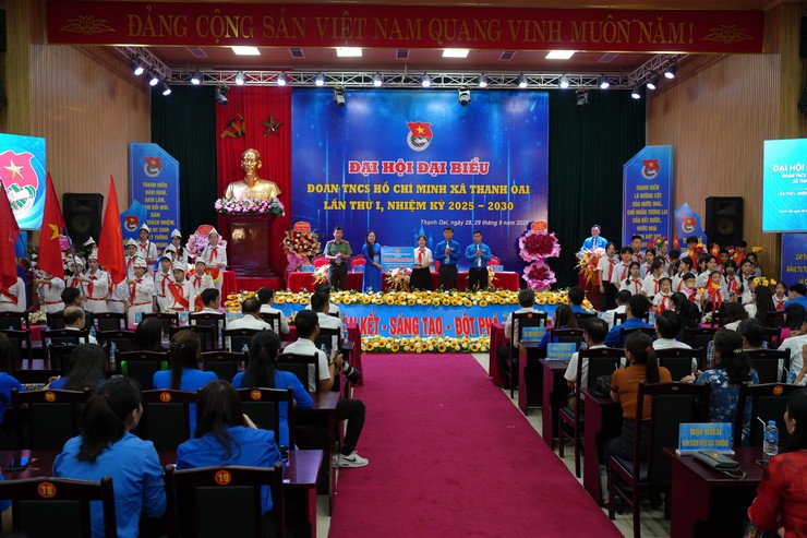 Đại hội đại biểu Đoàn TNCS Hồ Chí Minh xã Thanh Oai lần thứ I, nhiệm kỳ 2025-2030: Tiếp bước tự hào, tiên phong trong chuyển đổi số và phát triển quê hương- Ảnh 7.