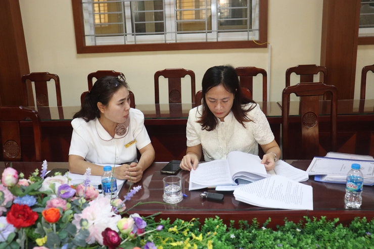 Ban Kinh tế- Ngân sách HĐND xã Thuận An giám sát Công tác tổ chức bữa ăn bán trú cho học sinh năm học 2025 - 2026 đối với trường Tiểu học Kim Sơn- Ảnh 6.