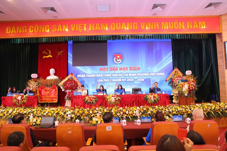 Đại hội Đại biểu Đoàn TNCS Hồ Chí Minh phường Việt Hưng lần thứ I, nhiệm kỳ 2025-2030 thành công tốt đẹp- Ảnh 11.