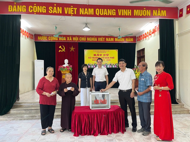 Phường Tây Mỗ bầu cử Tổ trưởng tổ dân phố, nhiệm kỳ 2025 - 2028- Ảnh 3.