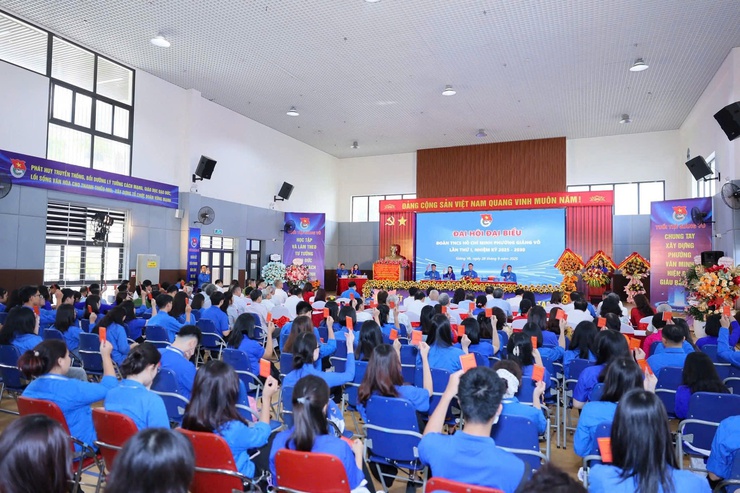 Tuổi trẻ phường Giảng Võ quyết tâm thực hiện thắng lợi Nghị quyết Đại hội, viết tiếp truyền thống vẻ vang của Đoàn TNCS Hồ Chí Minh trong thời kỳ mới!- Ảnh 7.