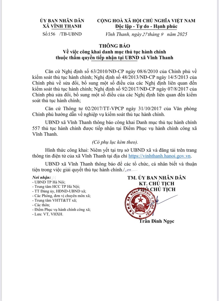 UBND xã Vĩnh Thanh- Ảnh 1.