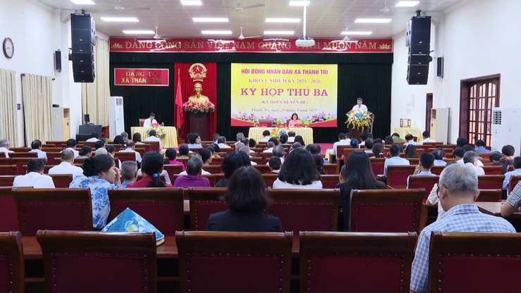 Kỳ họp thứ 3 HĐND xã Thanh Trì thành công tốt đẹp- Ảnh 1.