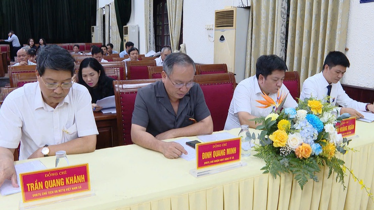 Kỳ họp thứ 3 HĐND xã Thanh Trì thành công tốt đẹp- Ảnh 4.