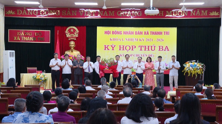 Kỳ họp thứ 3 HĐND xã Thanh Trì thành công tốt đẹp- Ảnh 6.