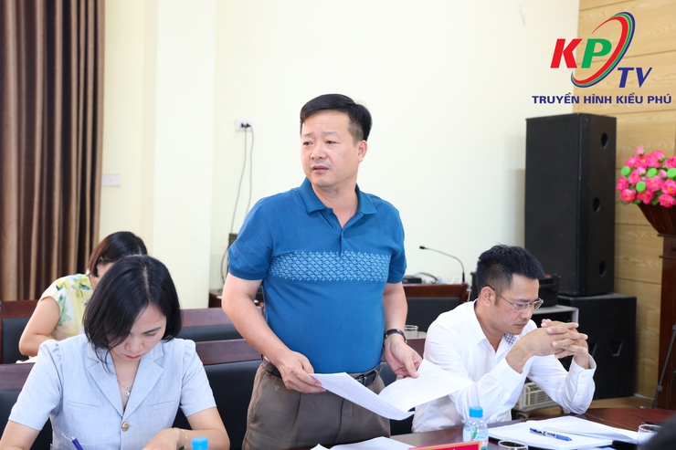 UBND xã Kiều Phú tổ chức hội nghị tập thể lãnh đạo đánh giá kết quả công tác tháng 8 và triển khai nhiệm vụ trọng tâm tháng 9- Ảnh 5.