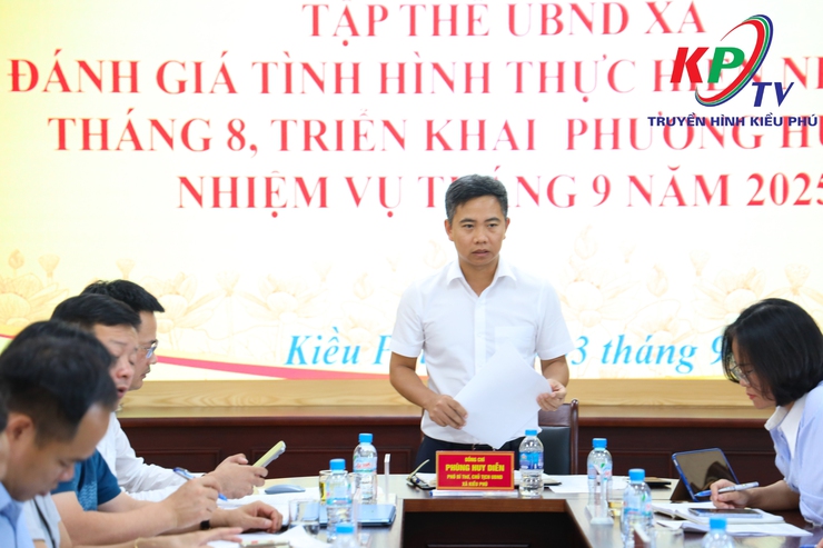 UBND xã Kiều Phú tổ chức hội nghị tập thể lãnh đạo đánh giá kết quả công tác tháng 8 và triển khai nhiệm vụ trọng tâm tháng 9- Ảnh 11.