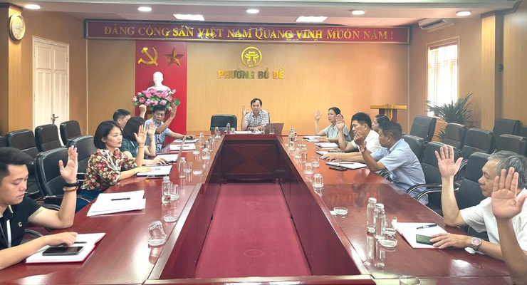 Chi bộ cơ quan Ủy ban MTTQ Việt Nam phường Bồ Đề tổ chức sinh hoạt tháng 9/2025 - Ảnh 1.