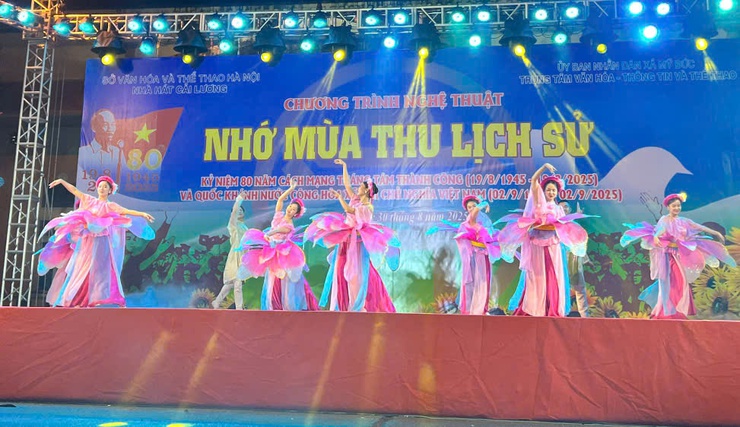 Ấn tượng chương trình nghệ thuật chào mừng 80  năm ngày Quốc khánh 2-9 tại xã Mỹ Đức- Ảnh 4.