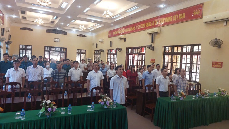 Nhân dân, cán bộ, đảng viên xã Chương Dương hoà chung không khí Lễ kỷ niệm, diễu binh, diễu hành ngày Quốc khánh 2/9- Ảnh 2.