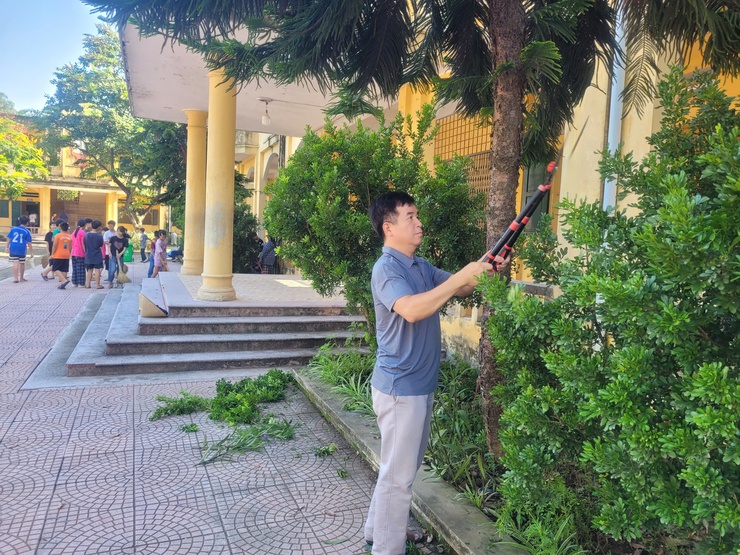 Các trường học trên địa bàn xã Chương Dương tích cực chuẩn bị cho năm học mới- Ảnh 6.