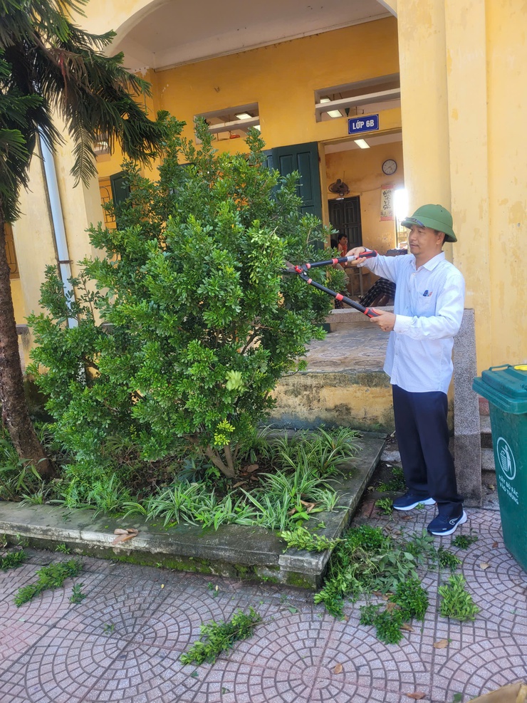Các trường học trên địa bàn xã Chương Dương tích cực chuẩn bị cho năm học mới- Ảnh 2.
