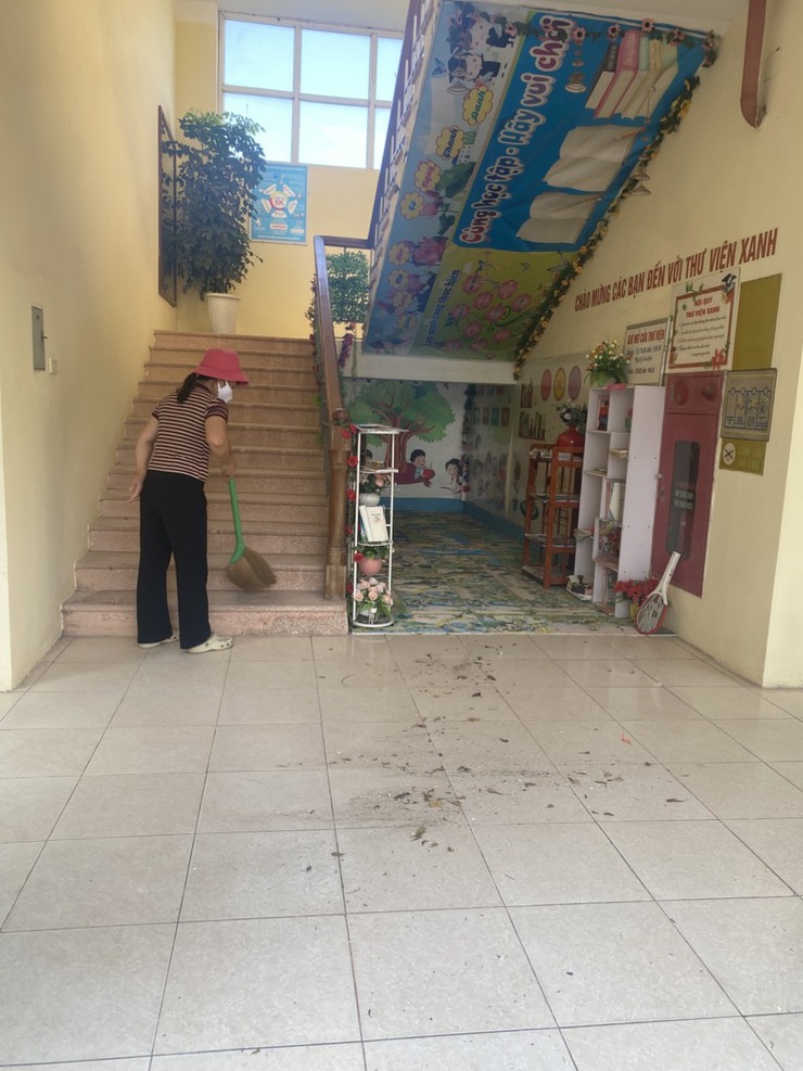 Các trường học trên địa bàn xã Chương Dương tích cực chuẩn bị cho năm học mới- Ảnh 4.
