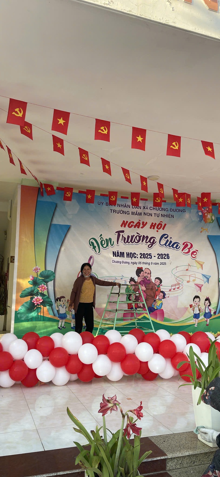 Các trường học trên địa bàn xã Chương Dương tích cực chuẩn bị cho năm học mới- Ảnh 9.