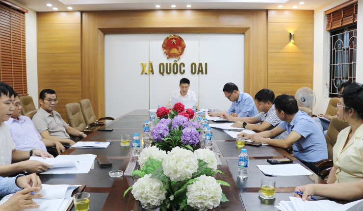 Quốc Oai: Đẩy nhanh tiến độ các công trình đầu tư công, quyết tâm hoàn thành đúng kế hoạch năm 2025- Ảnh 1.