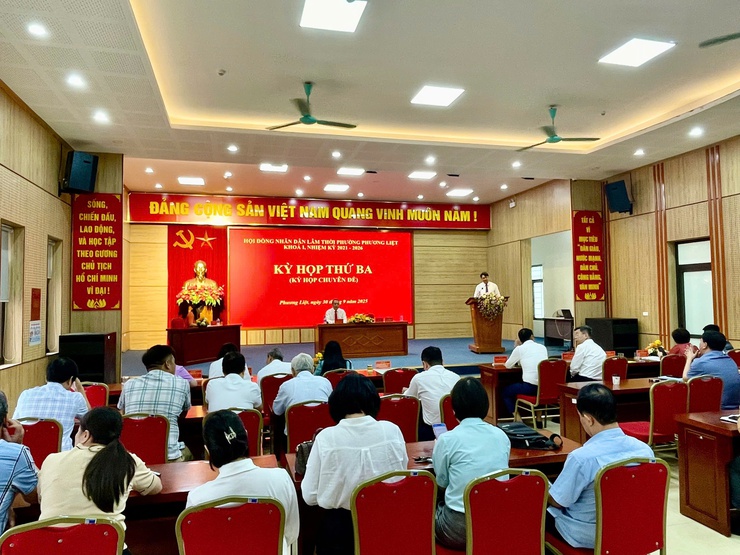 Kỳ họp thứ Ba (kỳ họp chuyên đề) HĐND phường Phường Liệt- Ảnh 1.