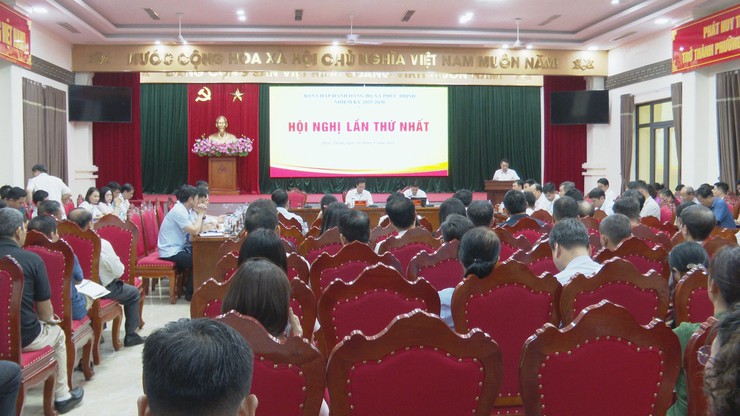 XÃ PHÚC THỊNH TỔ CHỨC HỘI NGHỊ BAN CHẤP HÀNH ĐẢNG BỘ LẦN THỨ NHẤT, NHIỆM KỲ 2025 – 2030- Ảnh 1.