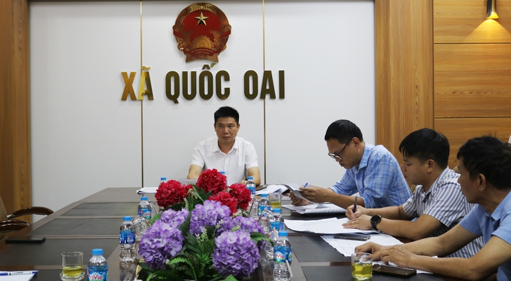 Quốc Oai: Đẩy nhanh tiến độ các công trình đầu tư công, quyết tâm hoàn thành đúng kế hoạch năm 2025- Ảnh 5.